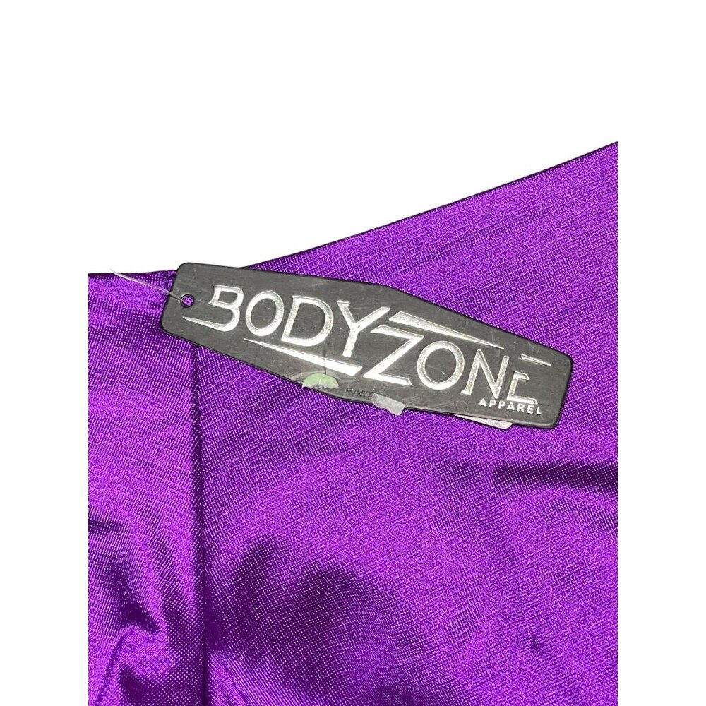 BodyZone Bundle Metallic Super Micro Shorts Shiny Spandex One Size Blue & Purple - Picture 11 of 15